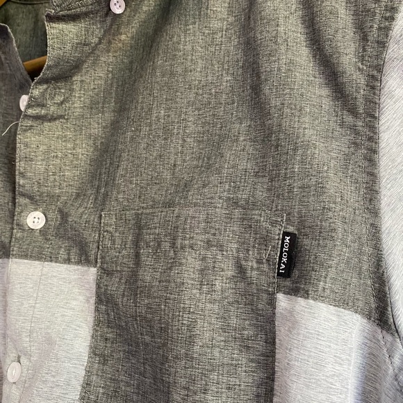 MOLOKAI SURF CO.  Men button up shirt short sleeves size M - Picture 7 of 8